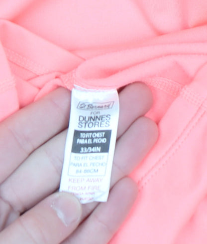 Dunnes Stores Women's Pink Long Sleeve Active T-Shirt XS