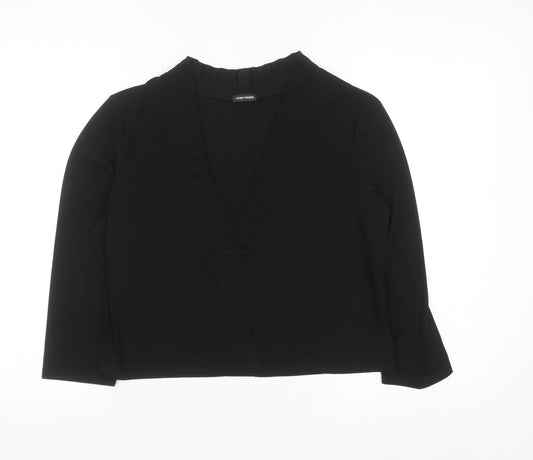 Gerry Weber Women's Black V-Neck Long Sleeve Cardigan Size 14