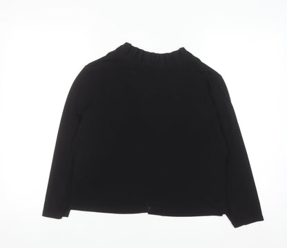 Gerry Weber Women's Black V-Neck Long Sleeve Cardigan Size 14