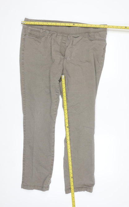 Punt Roma Men Beige XL Regular Fit Chino Trousers