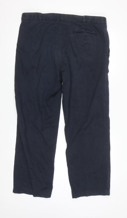 James Pringle Men's Blue Cotton Chino Trousers 38W 29L