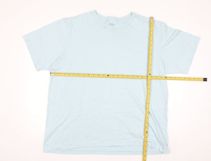 Lands' End Men's Blue Cotton Short Sleeve Crew Neck T-Shirt Size L