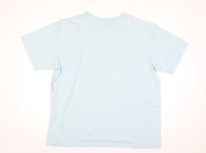 Lands' End Men's Blue Cotton Short Sleeve Crew Neck T-Shirt Size L