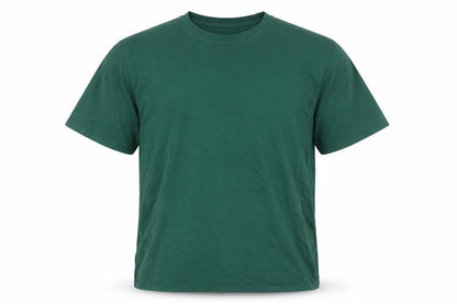 Lands’ End Men’s Green Cotton Crew Neck Short Sleeve T-Shirt Size L