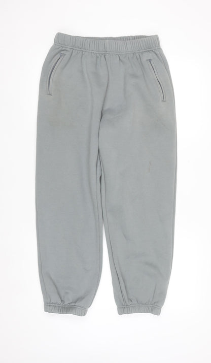 Season 6 Men's Grey Fleece Sweatpants L Relaxed Fit Cotton Joggers
