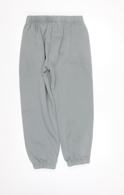 Season 6 Men's Grey Fleece Sweatpants L Relaxed Fit Cotton Joggers