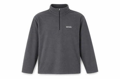 Regatta Mens Grey Fleece 1/4 Zip Pullover Sweatshirt L