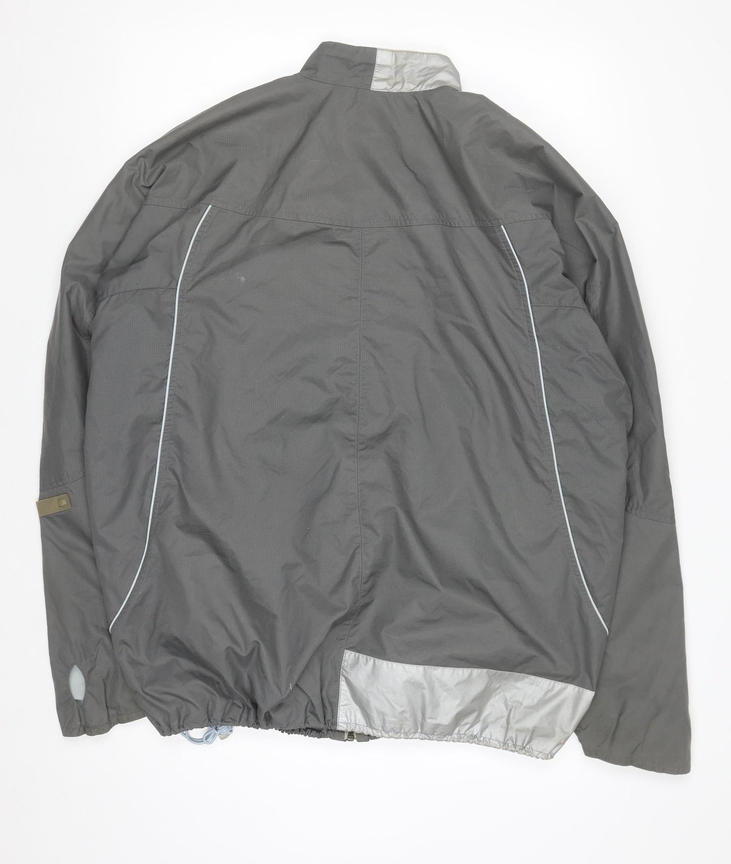 Nike Men's Grey XL Windbreaker Jacket Lightweight Zip Sportswear