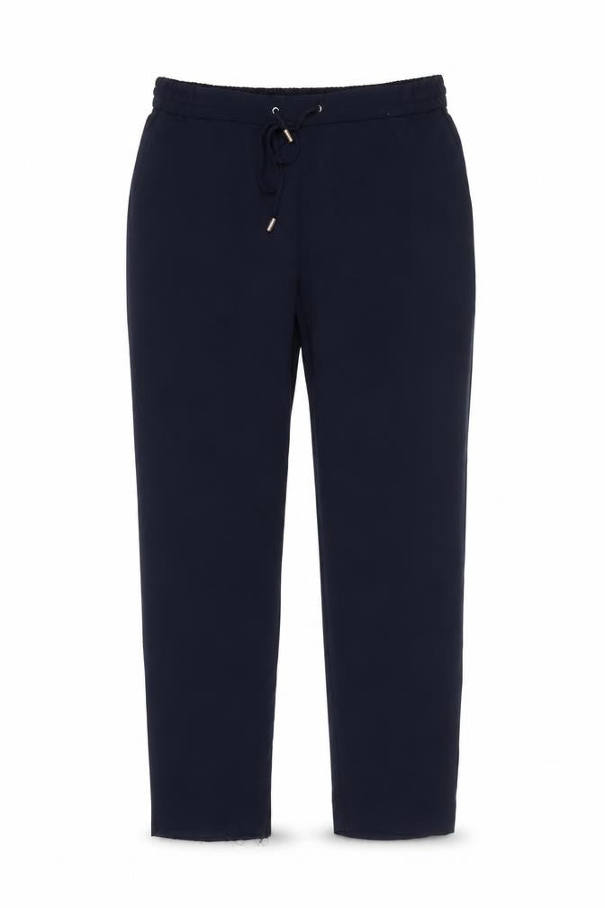 Dunnes Stores Women's Black Size 8 Jogger Trousers with Drawstring Waist