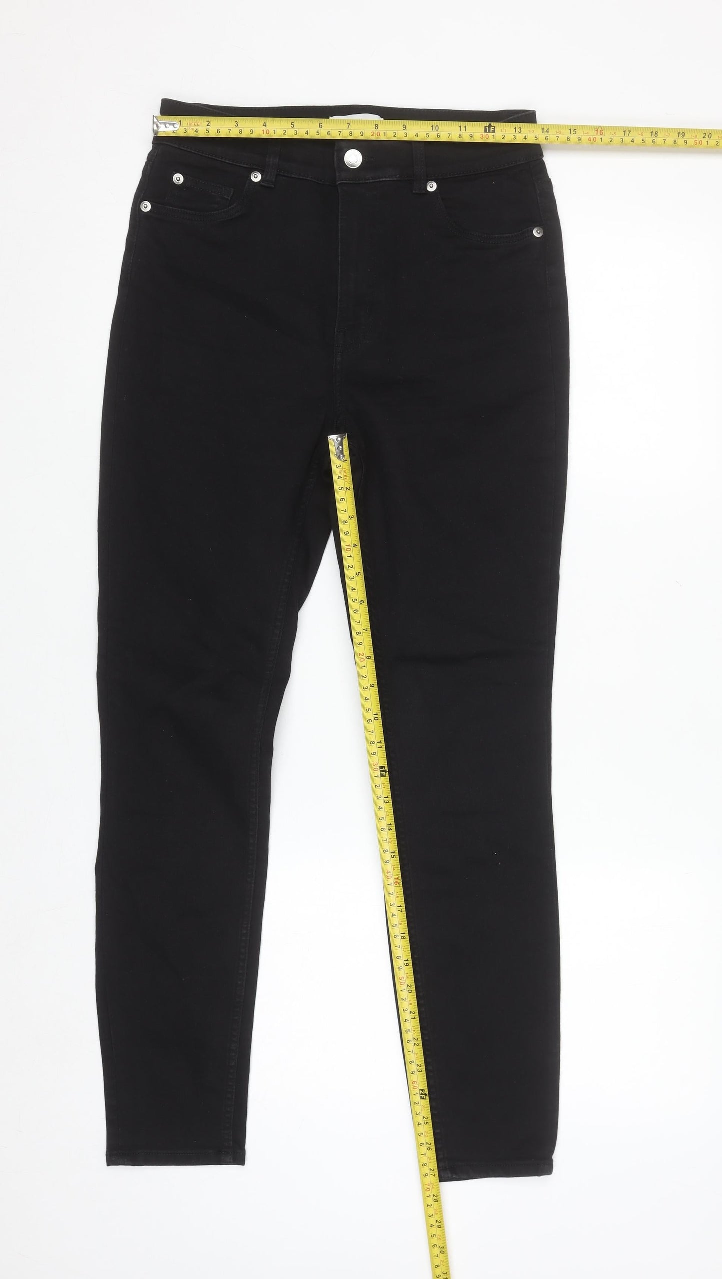 H&M Women’s Black Skinny Stretch Jeans Size 12