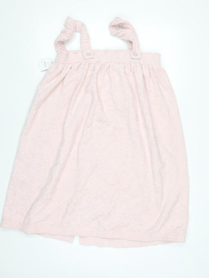 Primark Women Pink 100% Cotton Bathrobe Wrap L