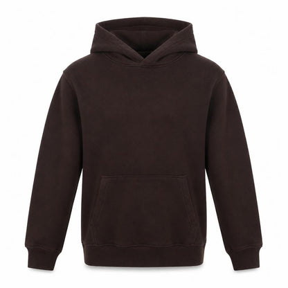 H&M Boys Brown Pullover Hoodie 9-10 Years Soft Cotton Blend Casual