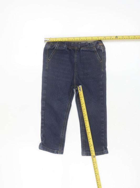 Dunnes Stores Unisex Baby Blue Stretch Denim Jeans 18-24 Months
