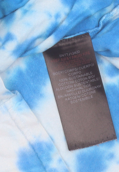 Sonnet London Boys Blue Tie-Dye Cotton Short Sleeve T-Shirt 10-12 Years