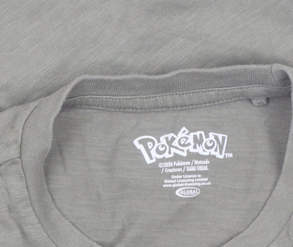 Pokémon Boys Green Pikachu Long Sleeve Graphic T-Shirt 6 Years
