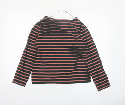 Seasalt Women’s Multicoloured Striped Sailor Shirt UK 12 Cotton