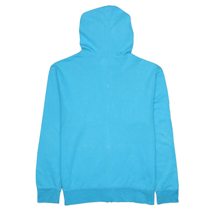 GAP Women Blue Full Zip Hoodie L Cotton Blend Casual