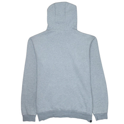 Puma Men's Grey Pullover Hoodie Size L Fleece Sportswear