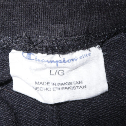 Champion Men's Black Fleece Jogger Trousers Size L