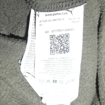 Puma Boys Green Pullover Hoodie Sweatshirt Size 9 Classic Fit