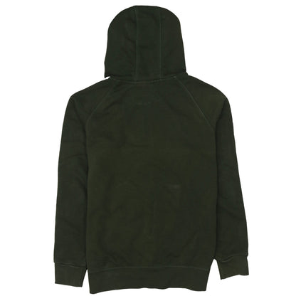 Adidas Womens Green Full Zip Hoodie Size 16 Hooded Sweatshirt