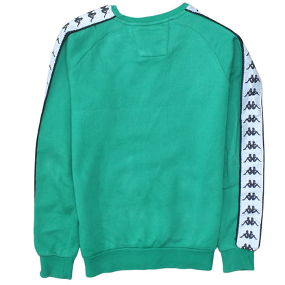 Kappa Men's Green XS Pullover Crew Neck Logo Sweatshirt