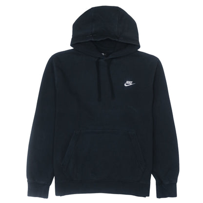 Nike Men's Black Pullover Hoodie L Logo Fleece Sweatshirt
