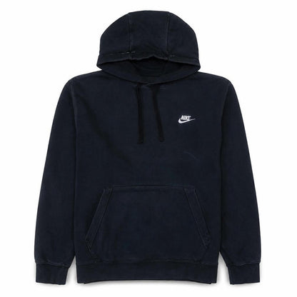 Nike Men's Black Pullover Hoodie L Logo Fleece Sweatshirt