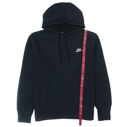 Nike Men's Black Pullover Hoodie L Logo Fleece Sweatshirt