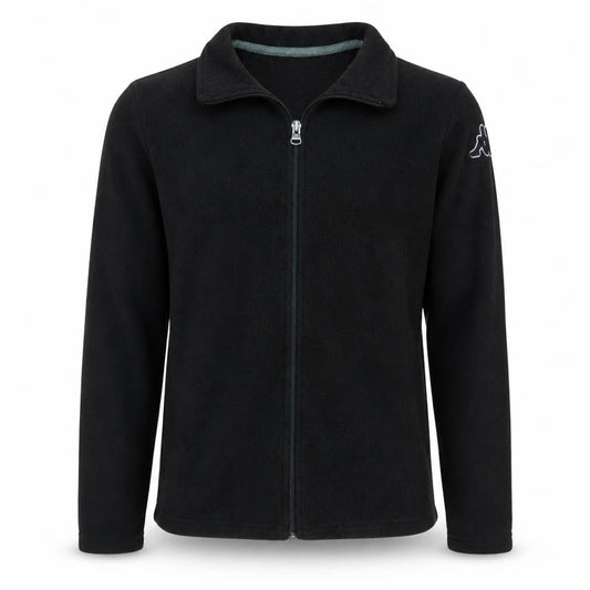 Kappa Men's Black Fleece Full Zip Jacket Size M