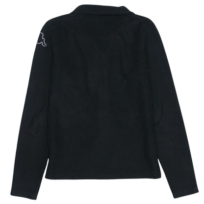 Kappa Men's Black Fleece Full Zip Jacket Size M