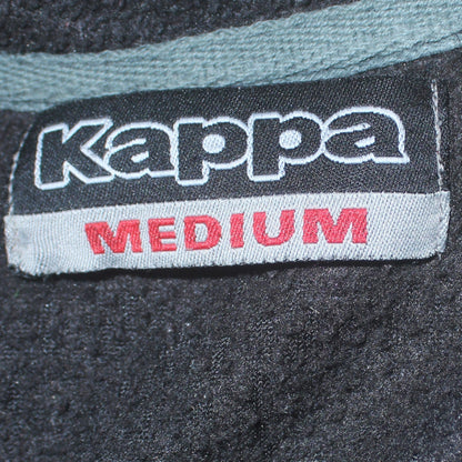 Kappa Men's Black Fleece Full Zip Jacket Size M