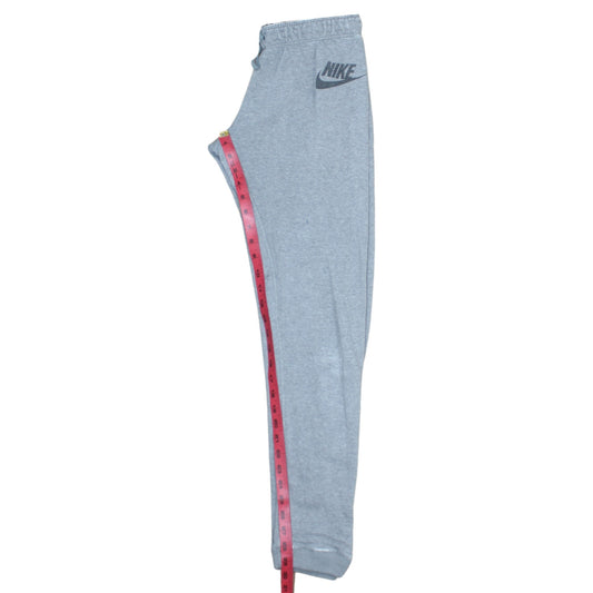 Nike Women's Grey M Tapered Sweatpants with Drawstring Logo