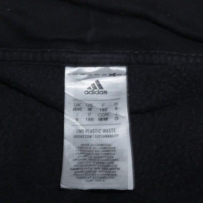 Adidas Men's Black Full Zip Hoodie Size M Sportswear Fleece