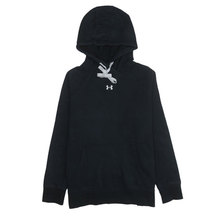 Under Armour Women's Black Pullover Hoodie Size M Cotton Blend