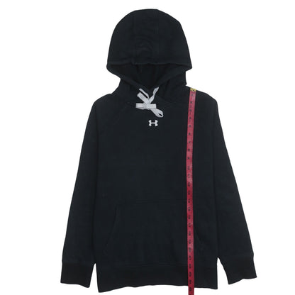 Under Armour Women's Black Pullover Hoodie Size M Cotton Blend