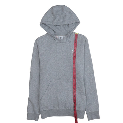 Adidas Boys Grey Pullover Hoodie 13-14 Years Regular Fit Fleece Sweatshirt