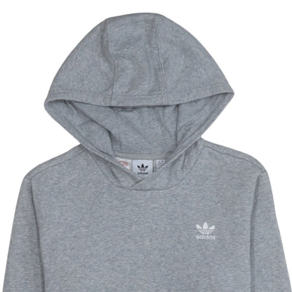 Adidas Boys Grey Pullover Hoodie 13-14 Years Regular Fit Fleece Sweatshirt