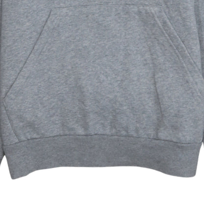 Adidas Boys Grey Pullover Hoodie 13-14 Years Regular Fit Fleece Sweatshirt
