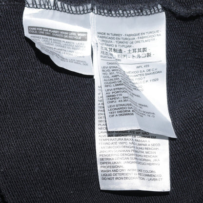 Levi's Men's Black Relaxed Pullover Hoodie M Classic Logo