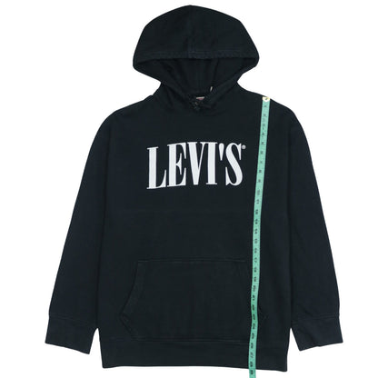 Levi's Men's Black 2XL Relaxed Fit Pullover Hoodie