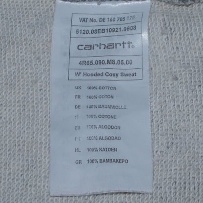 Carhartt Men's Grey Pullover Hoodie Size S Cotton Sweatshirt