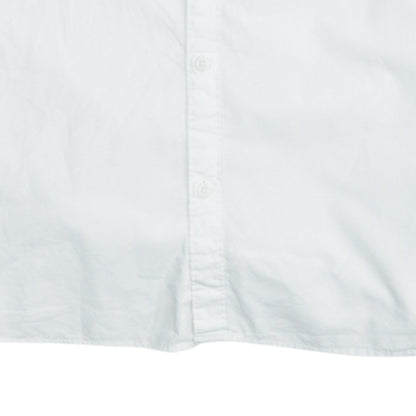Tommy Jeans Men's White Short Sleeve Button-Up Cotton Shirt Size S