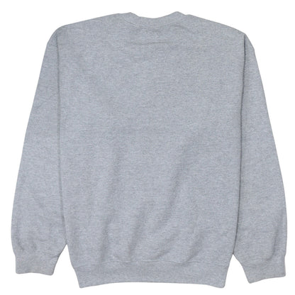 PrettyLittleThing Womens Grey California West Coast Pullover Sweatshirt Size S