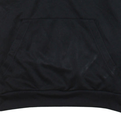 Adidas Boys Black 13-14 Years Pullover Hoodie with 1/4 Zip & Logo