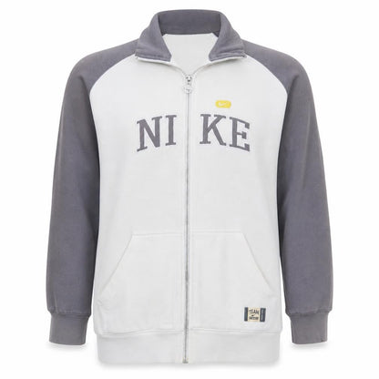 Nike Boys Grey Track Jacket Full Zip Fleece Lined 12-13 Years