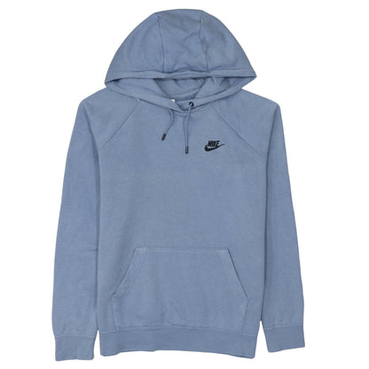 Nike Mens Blue Pullover Hoodie M Regular Fit Sports Fleece