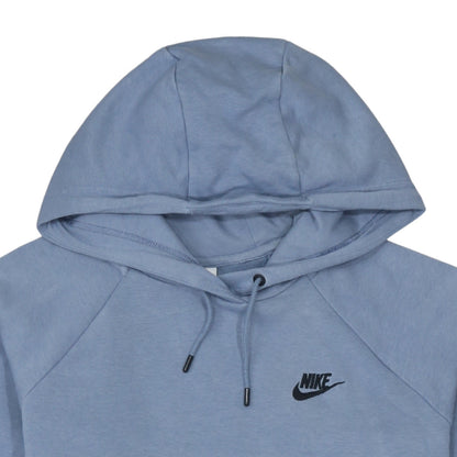 Nike Mens Blue Pullover Hoodie M Regular Fit Sports Fleece