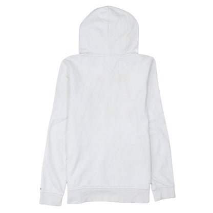 Tommy Hilfiger Boys White Pullover Hoodie Size 176 Logo Hooded Sweatshirt