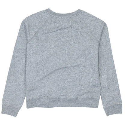 Levi's Womens Grey Crew Neck Logo Pullover Sweatshirt Size S
